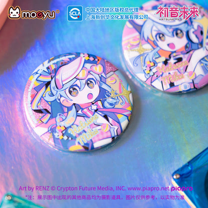 Hatsune Miku Encounter The Vintage And The Future In The Mirror Badge