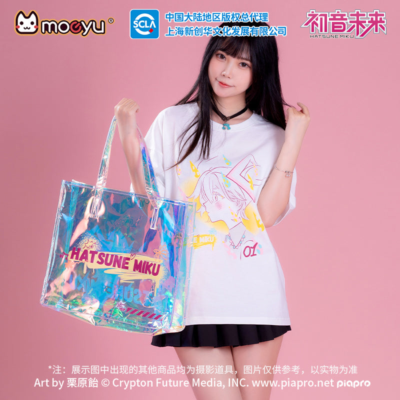 Hatsune Miku 831 Radio Invasion Series Laser Shoulder Bag