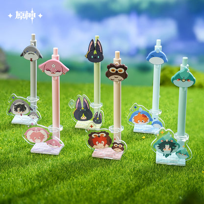 Genshin Impact Teyvat Zoo Theme Series Acrylic Pen Holder