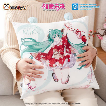 Hatsune Miku 39 Thanks Day Throw Pillow