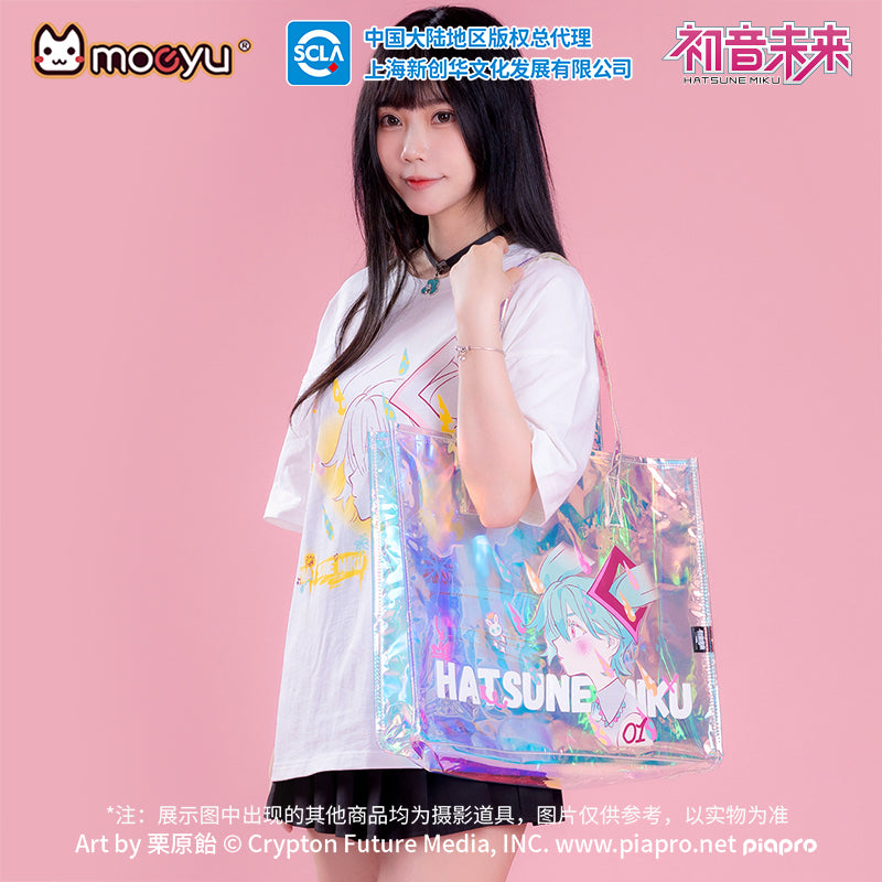 Hatsune Miku 831 Radio Invasion Series Laser Shoulder Bag