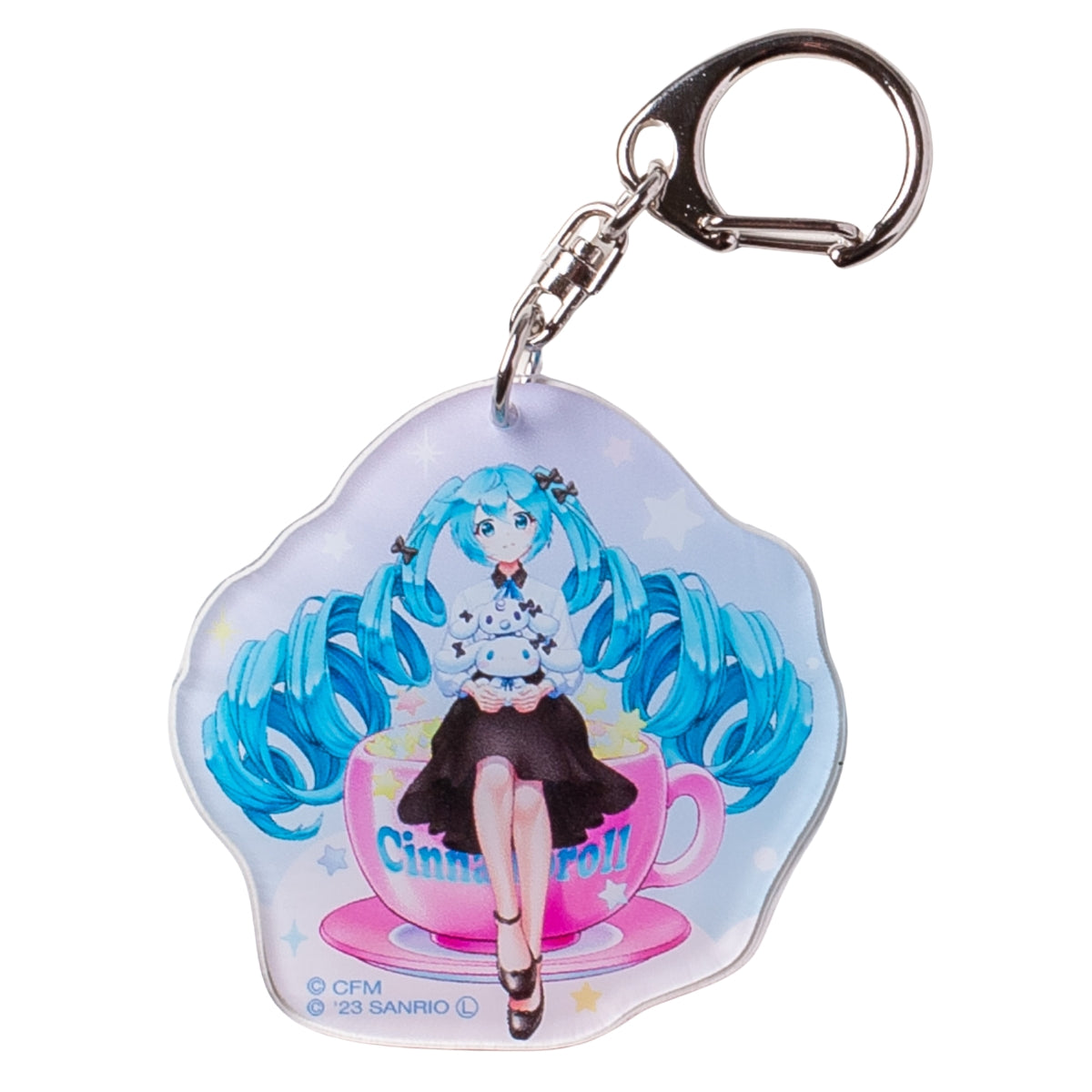 HATSUNE MIKU X Cinnamoroll Keyring