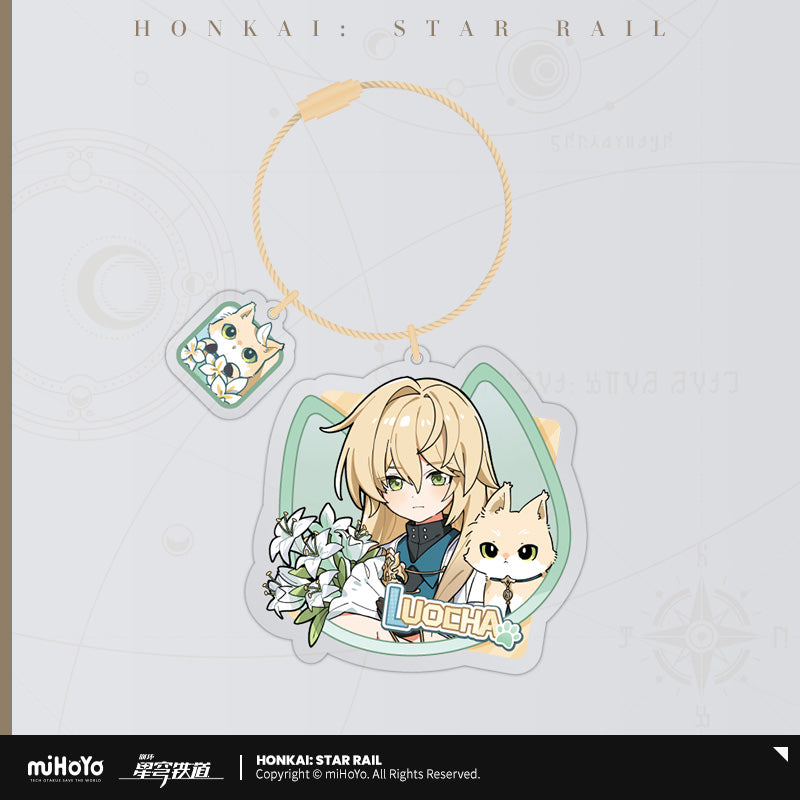 Honkai: Star Rail Little Cat Series Acrylic Keychain