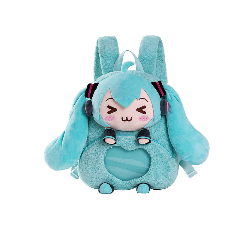 Hatsune Miku Squinting Eyes Series Plush Ita Backpack