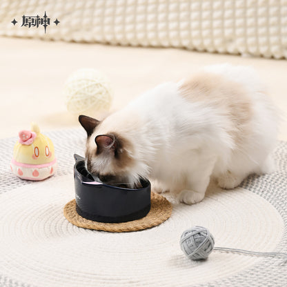 Genshin Impact Wanderer Meow Home Theme Series Ceramic Pet Bowl