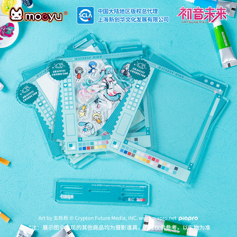 Hatsune Miku Graffiti Conductor Shake Acrylic Standee