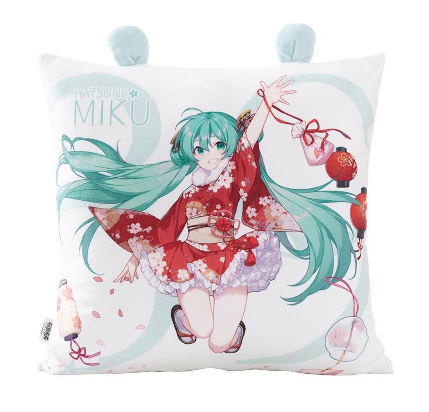 Hatsune Miku 39 Thanks Day Throw Pillow