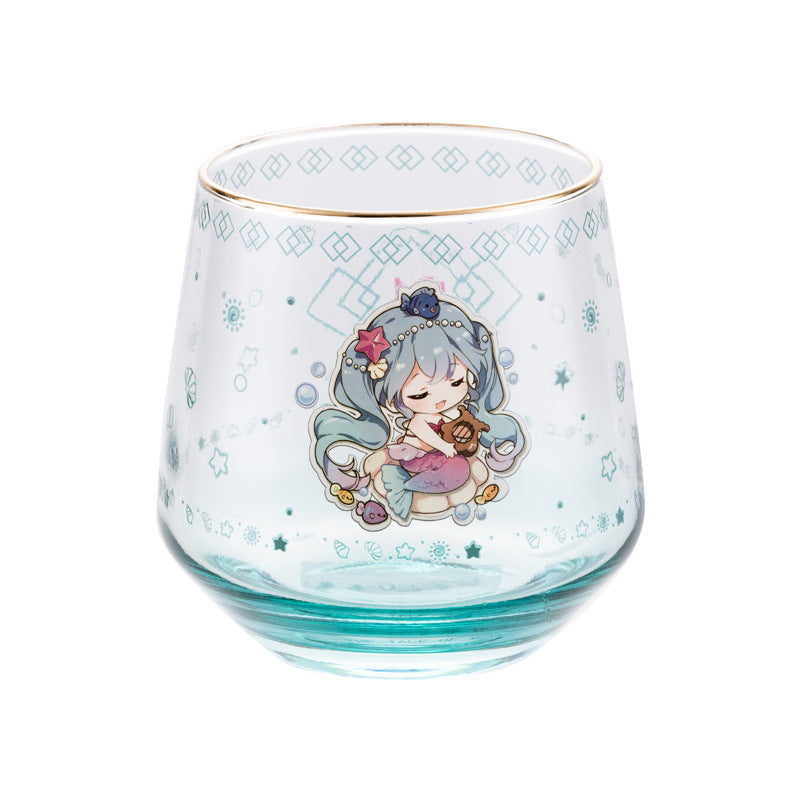 Hatsune Miku Fantastic Fairy Tales Mermaid Glass Cup Gift Box