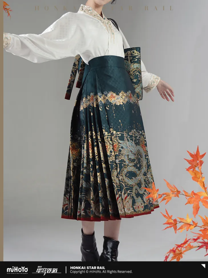 Dan Heng • Imbibitor Lunae Theme Impression Series Zipper Mian Skirt