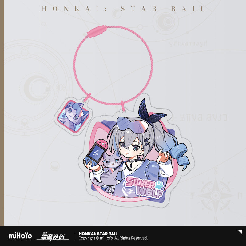 Honkai: Star Rail Little Cat Series Acrylic Keychain