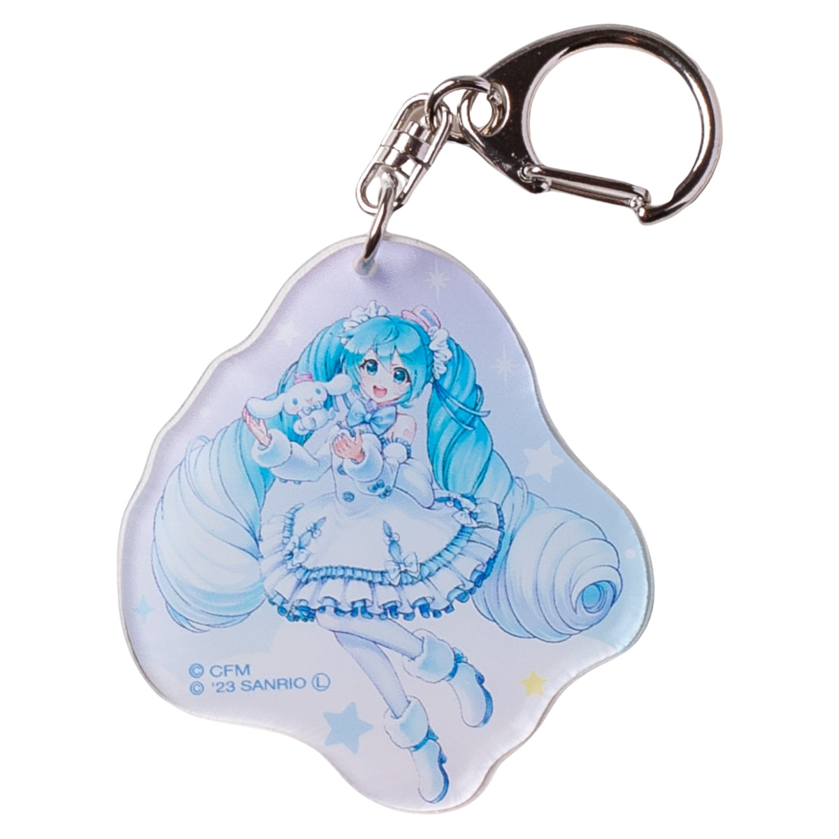 HATSUNE MIKU X Cinnamoroll Keyring