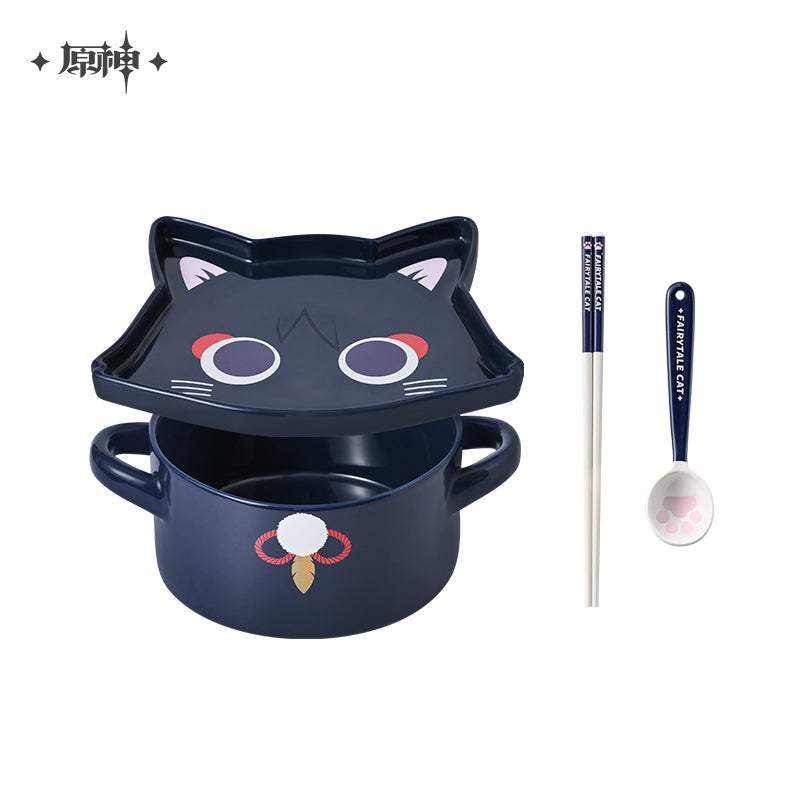 Genshin Impact Wanderer Meow Home Theme Series Ceramic Tableware Set