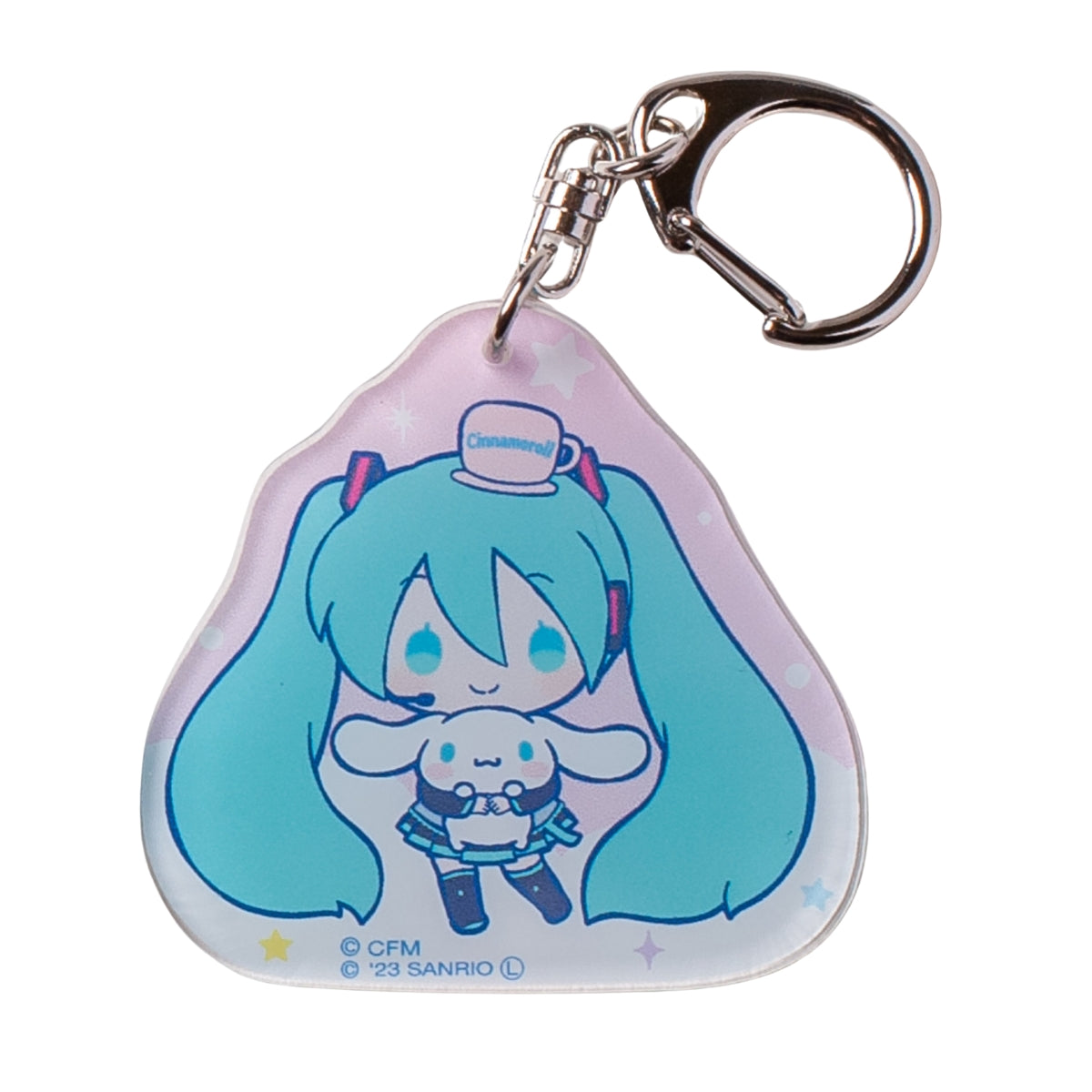 HATSUNE MIKU X Cinnamoroll Keyring