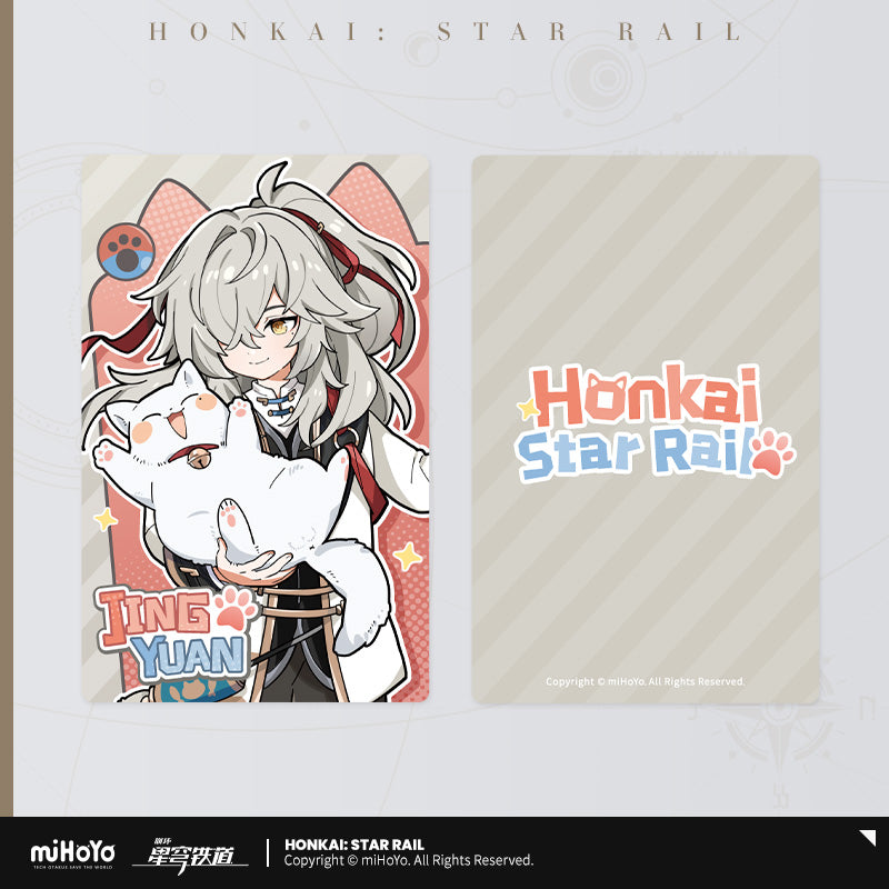 Honkai: Star Rail Little Cat Series Laser Collectible Tickets