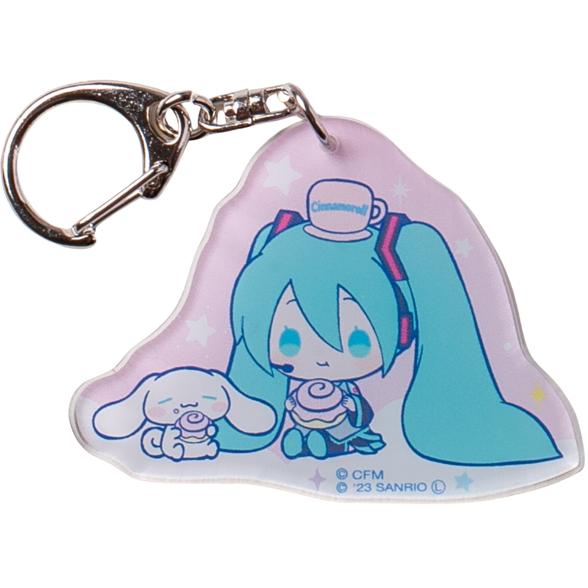 HATSUNE MIKU X Cinnamoroll Keyring