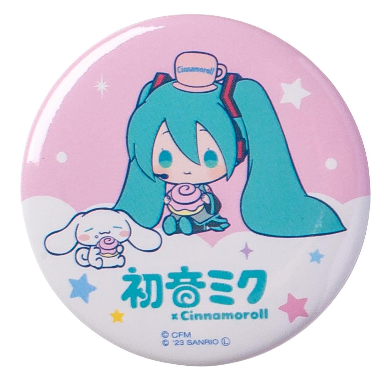 HATSUNE MIKU X Cinnamoroll Badge