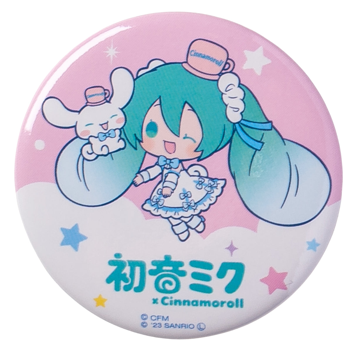 HATSUNE MIKU X Cinnamoroll Badge