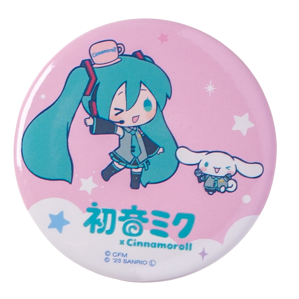 HATSUNE MIKU X Cinnamoroll Badge