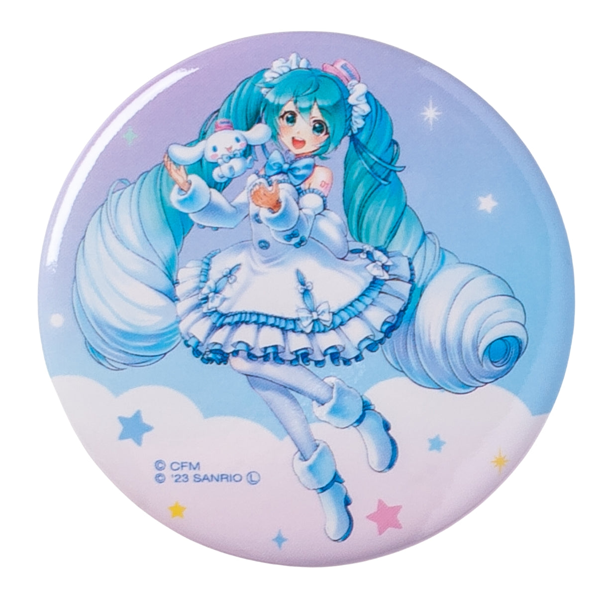 HATSUNE MIKU X Cinnamoroll Badge