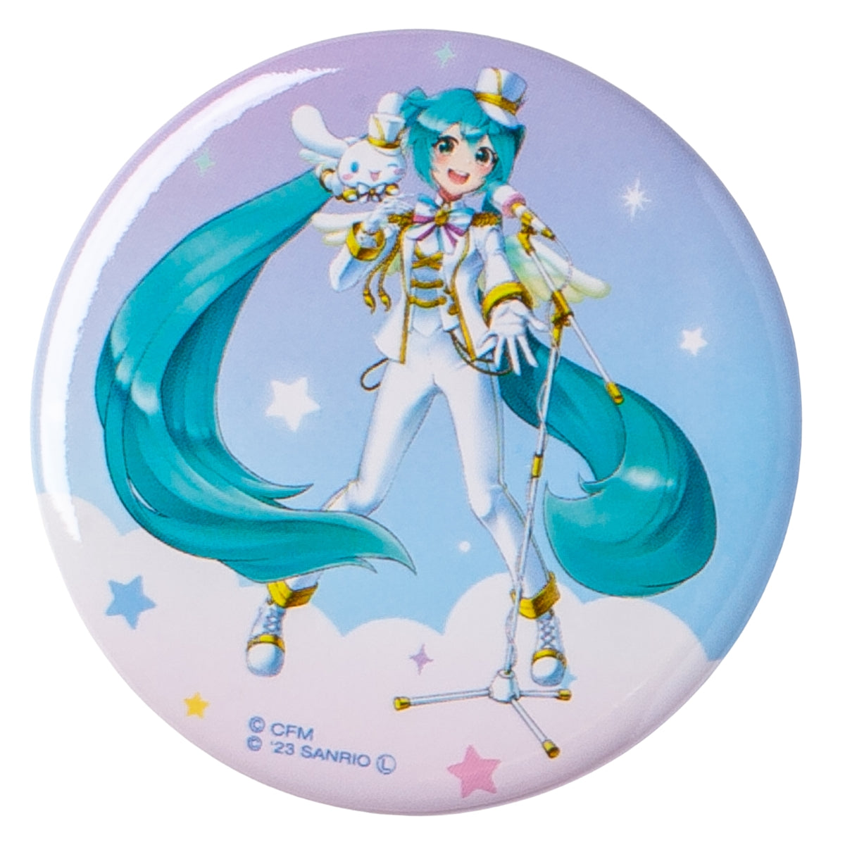 HATSUNE MIKU X Cinnamoroll Badge