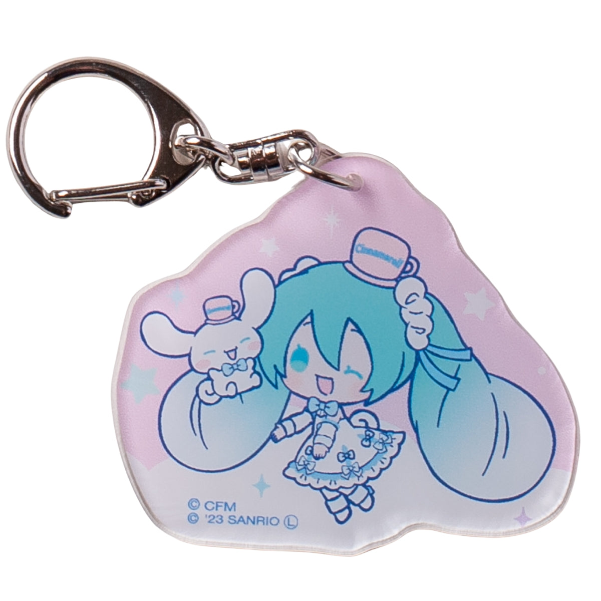 HATSUNE MIKU X Cinnamoroll Keyring