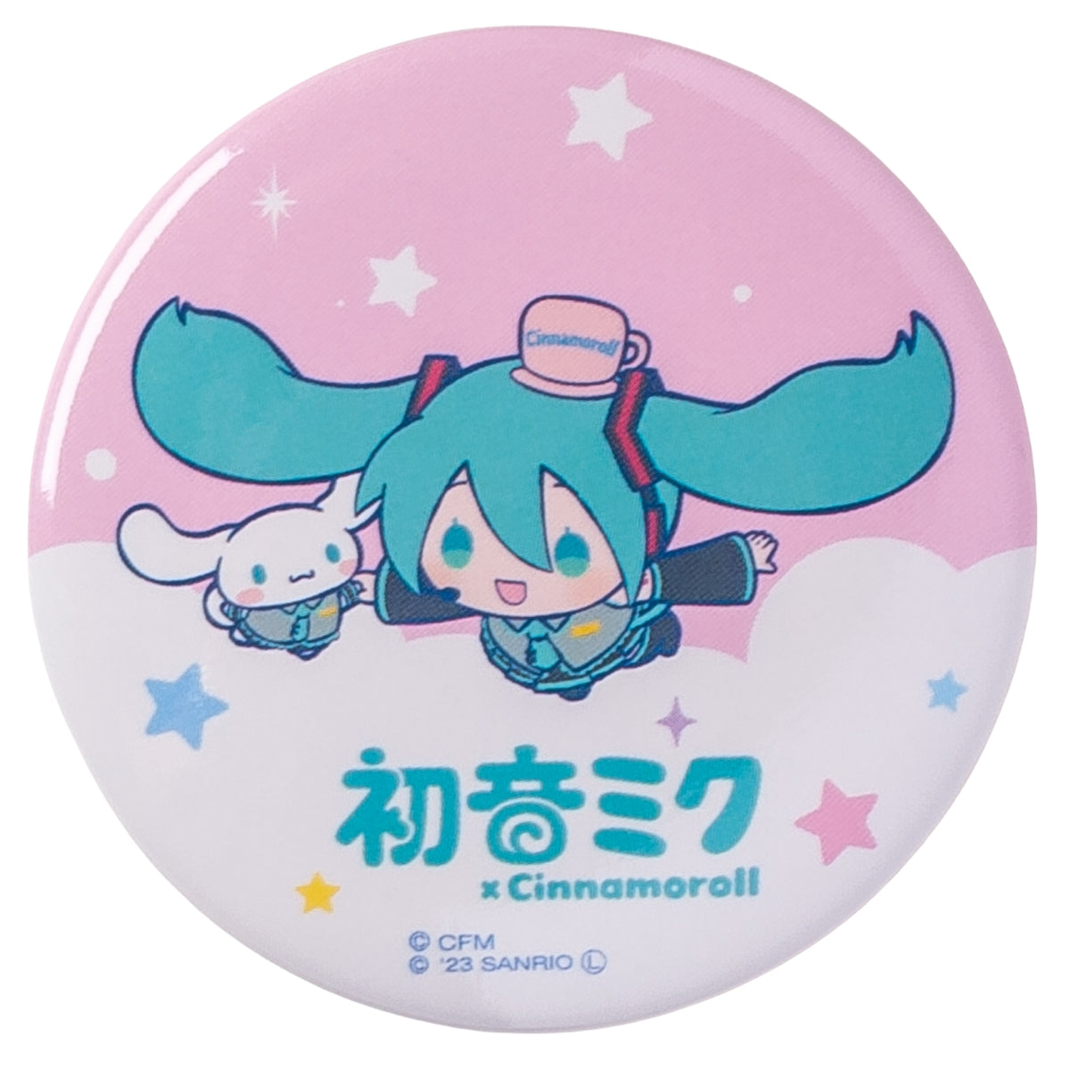 HATSUNE MIKU X Cinnamoroll Badge