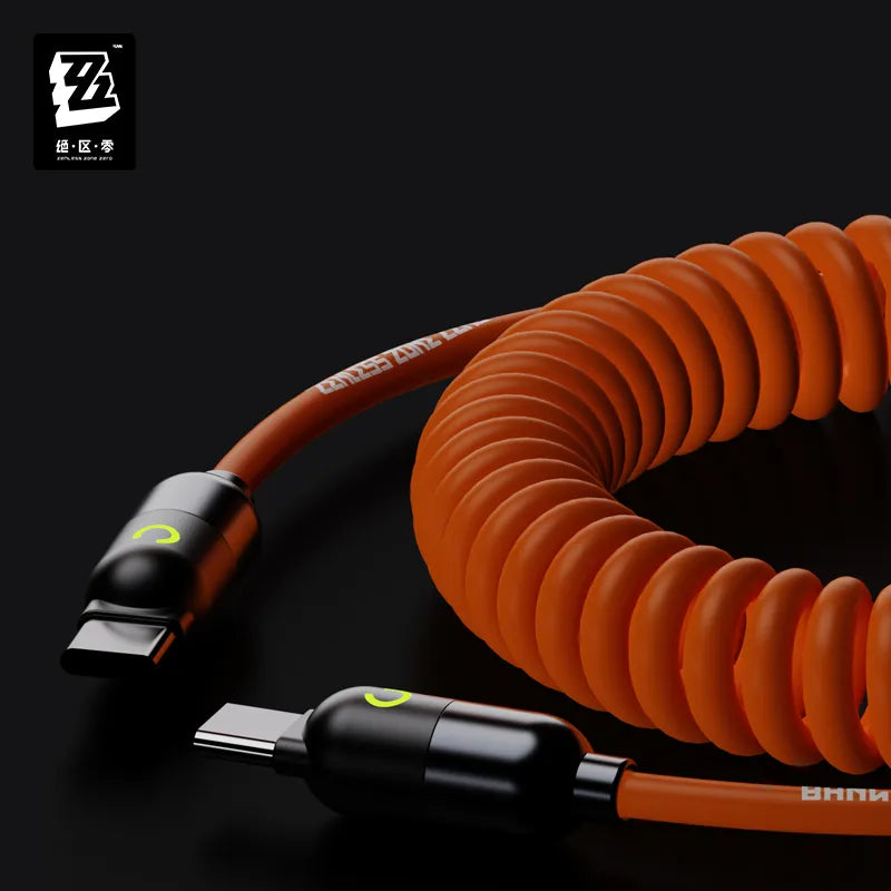 Zenless Zone Zero Rapid Power Series Spring Fast Charging Data Cable