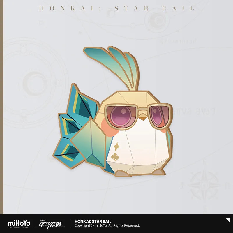 Honkai: Star Rail Owlbert's Reception Room Series Metal Badge