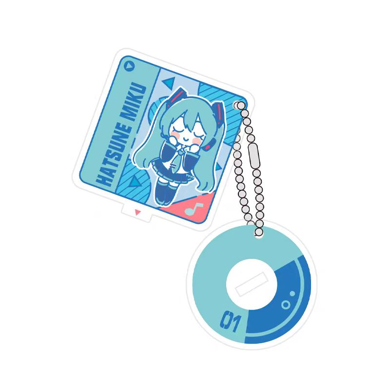 Hatsune Miku Music DISC Acrylic Assemblable CD Pendant