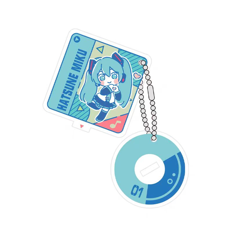 Hatsune Miku Music DISC Acrylic Assemblable CD Pendant