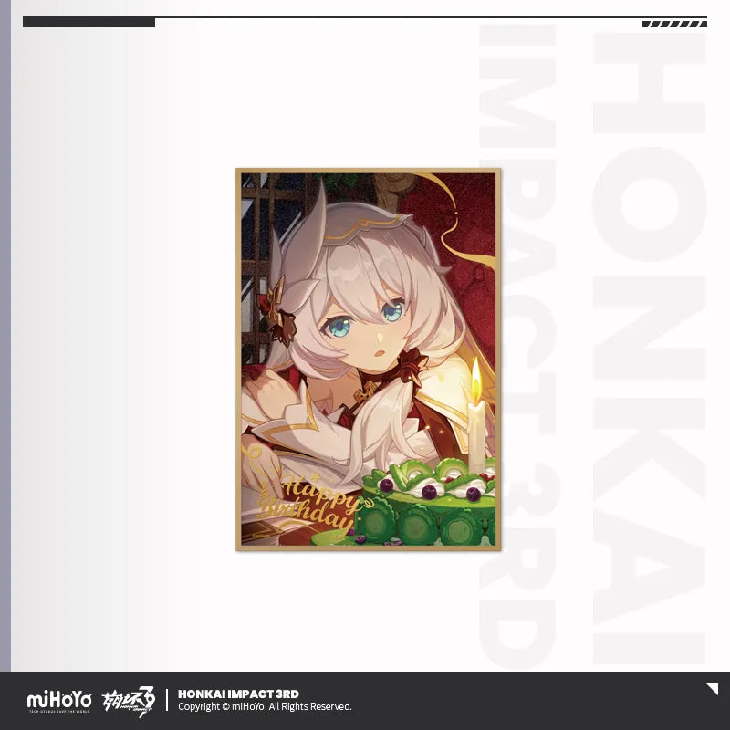 Honkai Impact 3rd Birthday Greeting Series PET Shikishi Cardboard