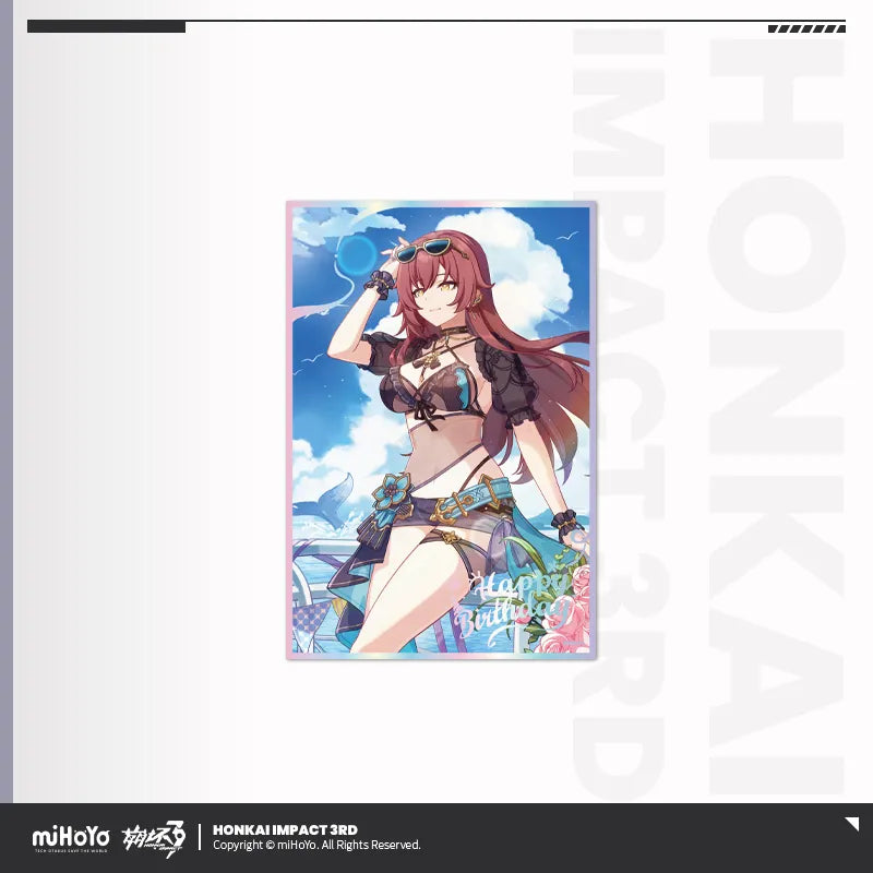 Honkai Impact 3rd Birthday Greeting Series PET Shikishi Cardboard