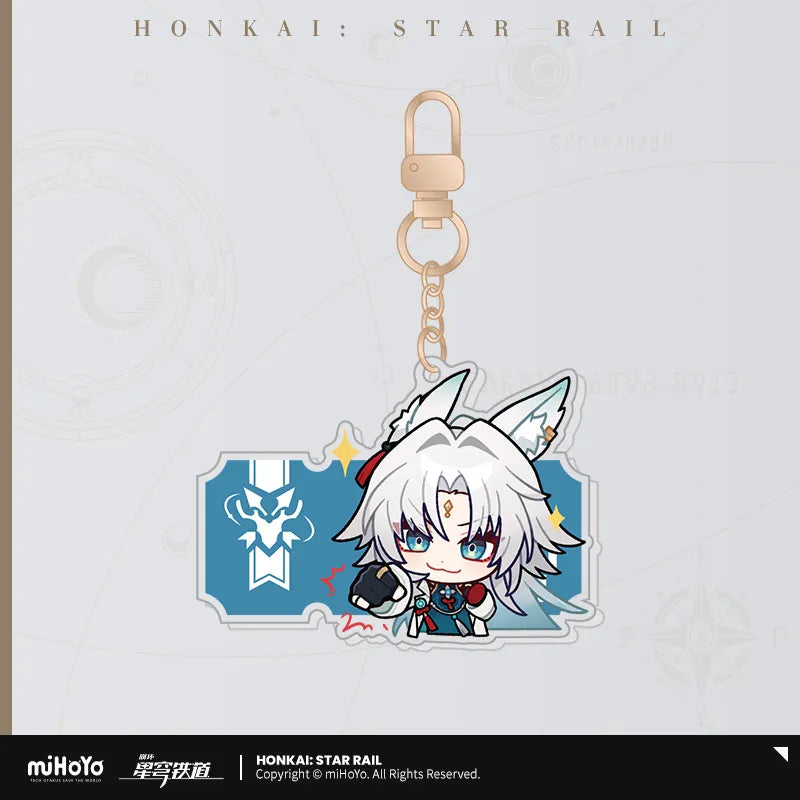 Honkai: Star Rail Pom-Pom Exhibition Series Acrylic Keychain