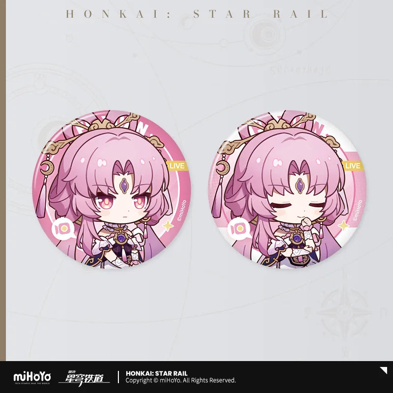 Honkai: Star Rail Owlbert's Reception Room Series Tinplate Badge Set