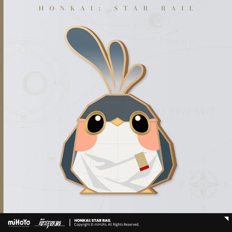 Honkai: Star Rail Origami Bird Clash Series Metal Bookmark