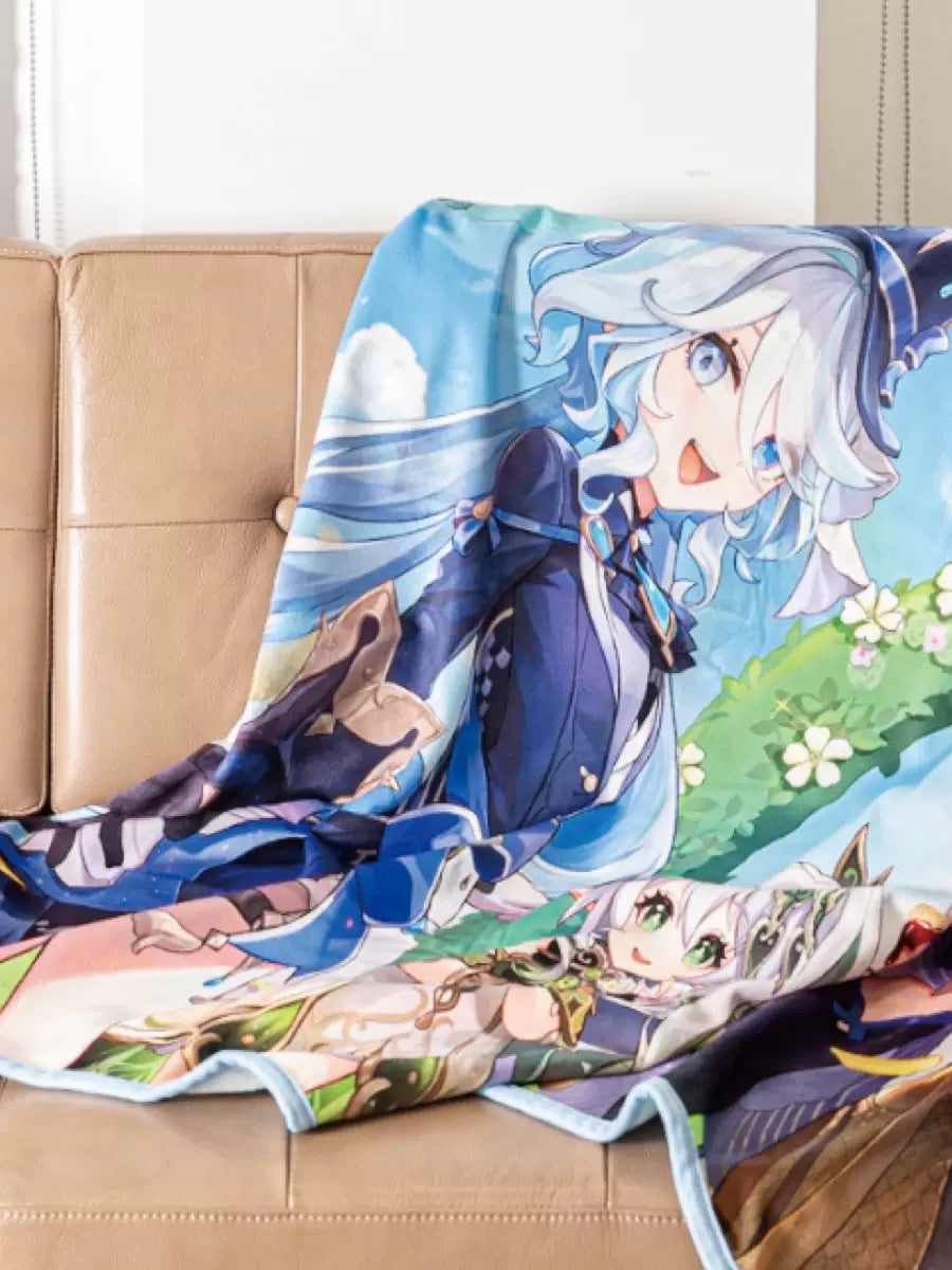 Juneyaoair x Genshin Impact 3rd Anniversary Collaboration Flight Blanket