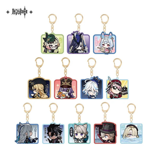 Genshin Impact Chibi Character Series Acrylic Keychain Court of Fontaine