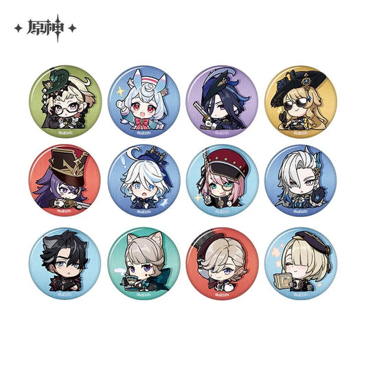 Genshin Impact Chibi Character Series Badge Court of Fontaine