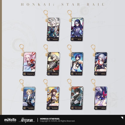 Honkai: Star Rail The Hunt Character Warp Artwork Acrylic Keychain