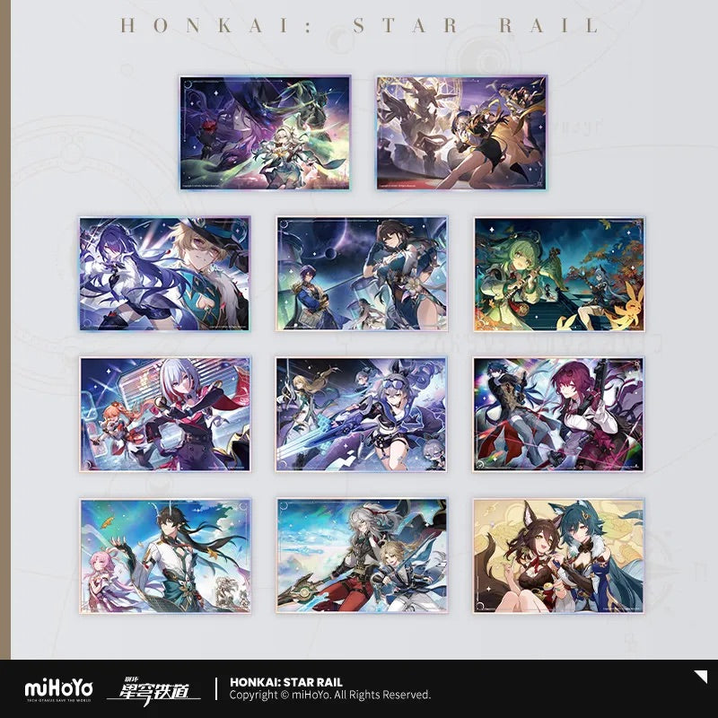 Honkai: Star Rail Interstellar Journey Series Acrylic Shikishi Cardboard