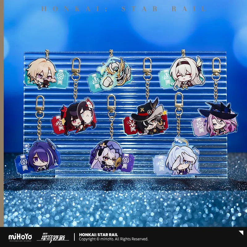 Honkai: Star Rail Pom-Pom Exhibition Series Acrylic Keychain