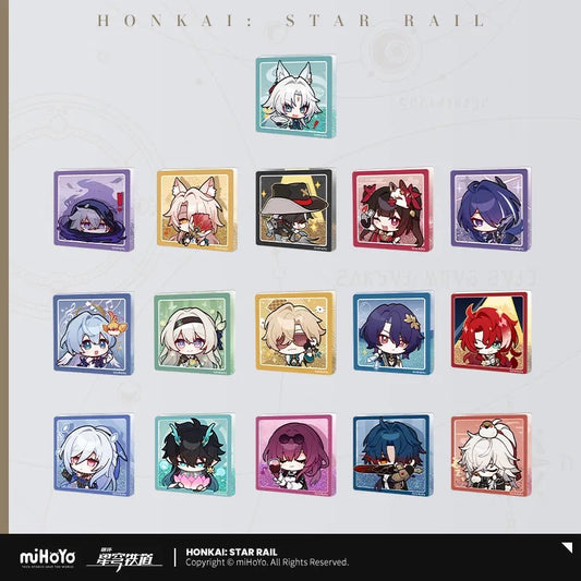 Honkai: Star Rail Pom-Pom Exhibition Series Refrigerator Magnets