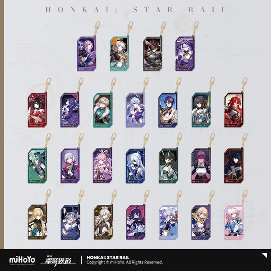 Honkai: Star Rail Invitation From The Stellar Series Quicksand Acrylic Keychain