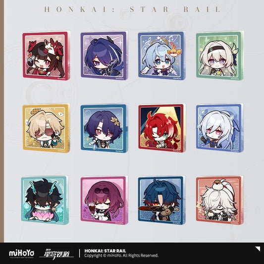 Honkai: Star Rail Pom-Pom Exhibition Series Refrigerator Magnets