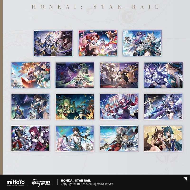 Honkai: Star Rail Interstellar Journey Series Acrylic Shikishi Cardboard