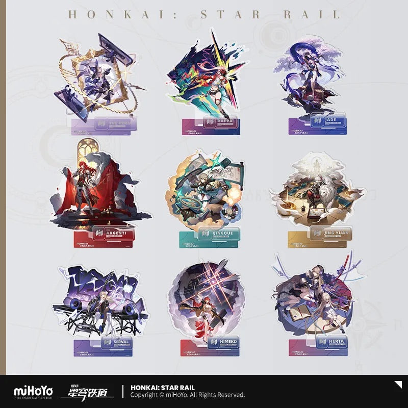 Honkai: Star Rail The Erudition Character Warp Artwork Acrylic Standee