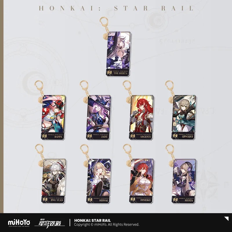 Honkai: Star Rail The Erudition Character Warp Artwork Acrylic Keychain