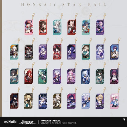 Honkai: Star Rail Invitation From The Stellar Series Quicksand Acrylic Keychain