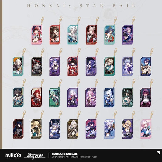 Honkai: Star Rail Invitation From The Stellar Series Quicksand Acrylic Keychain