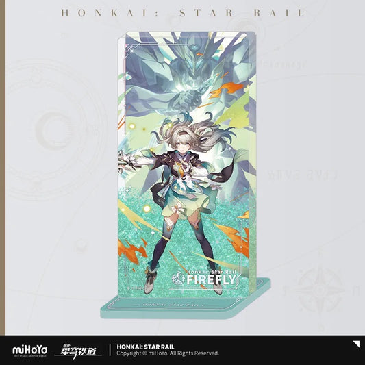 Honkai: Star Rail The Destruction Character Warp Artwork Acrylic Quicksand Stand Decoration